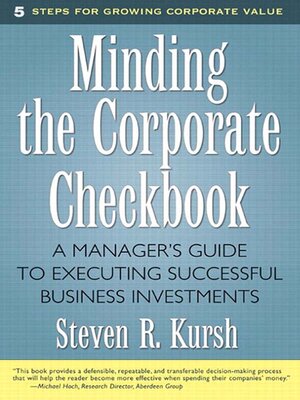 cover image of Minding the Corporate Checkbook